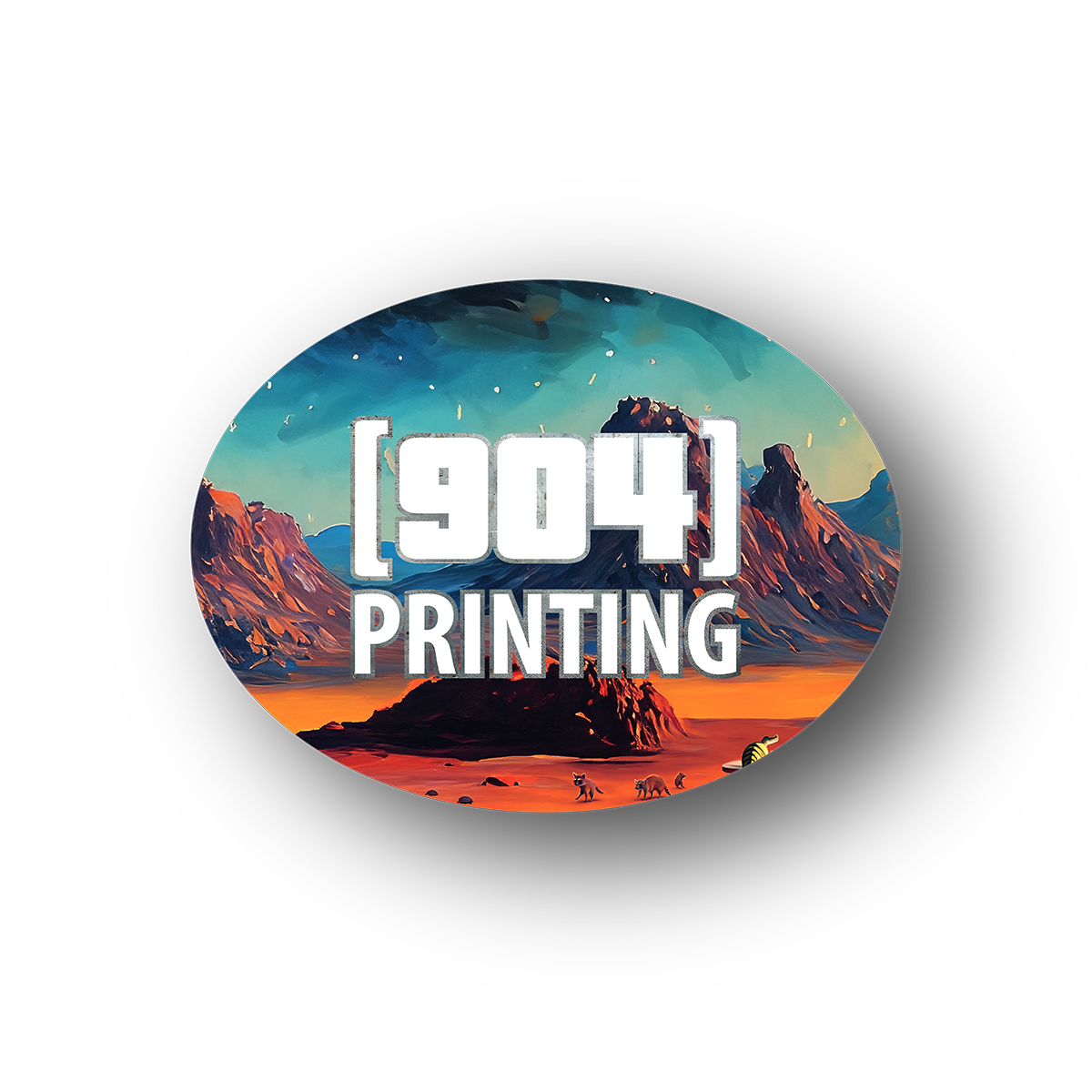 Oval Stickers – 904 Printing